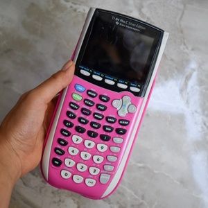 Pink TI-84 Plus C Silver Edition